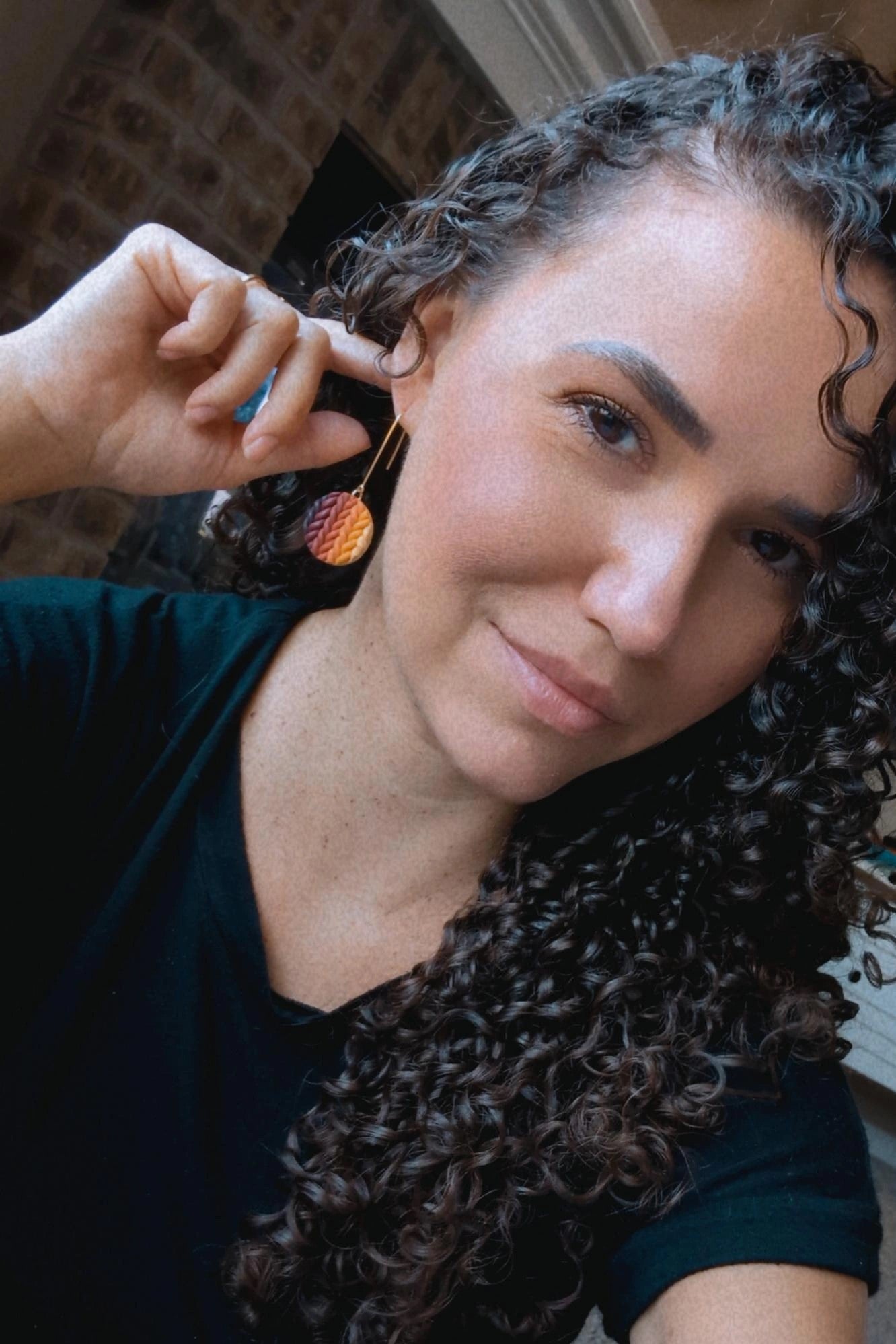 (MADE TO ORDER) Dangles #3 - Extruded Clay - Fall Leaves Palette #1