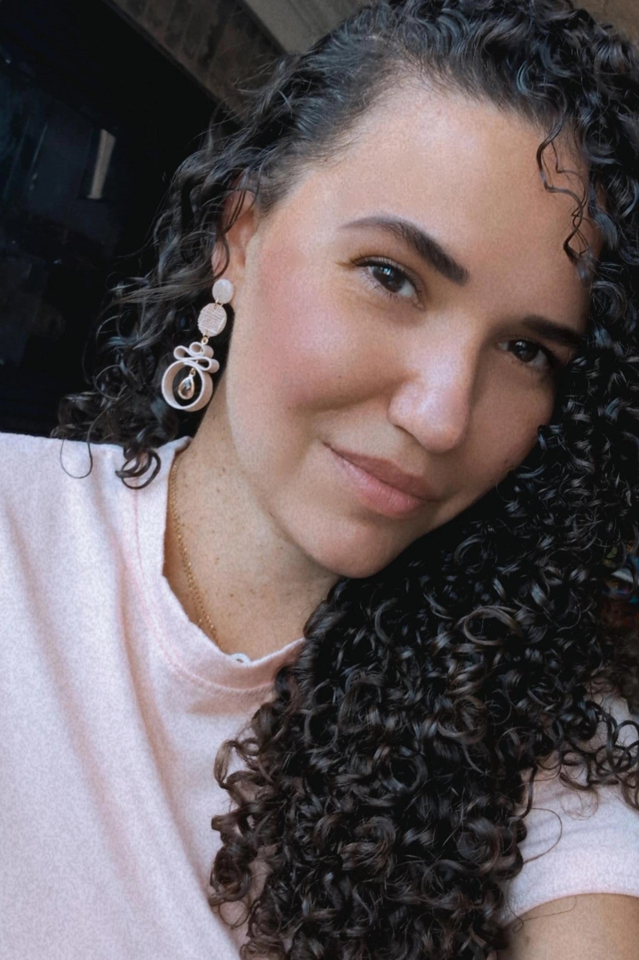 Dangles #6 - Ribbon Collection - Neutral Floral Palette #1