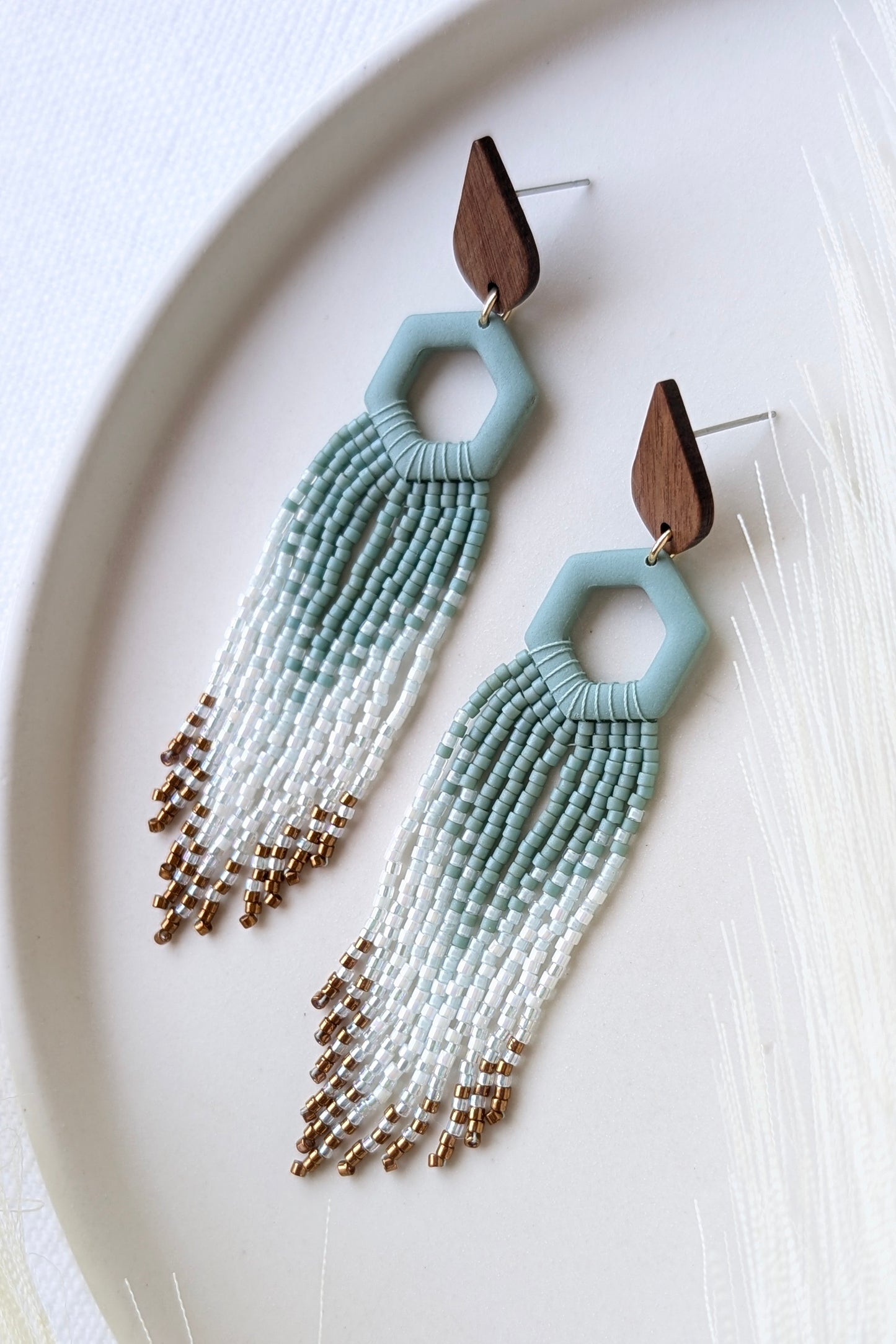 CLAY + MIYUKI BEADS #9