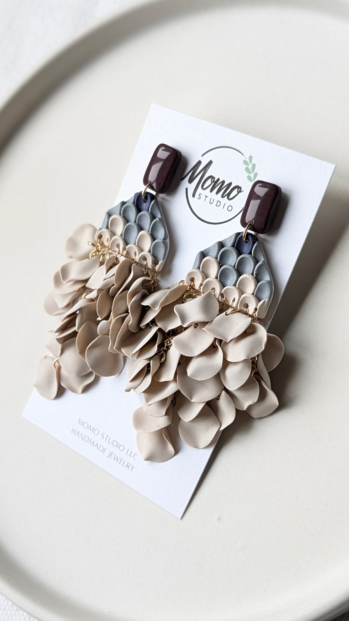Special Edition Dangles #1 - Pushed Clay Slab #10 - Ink Palette #1