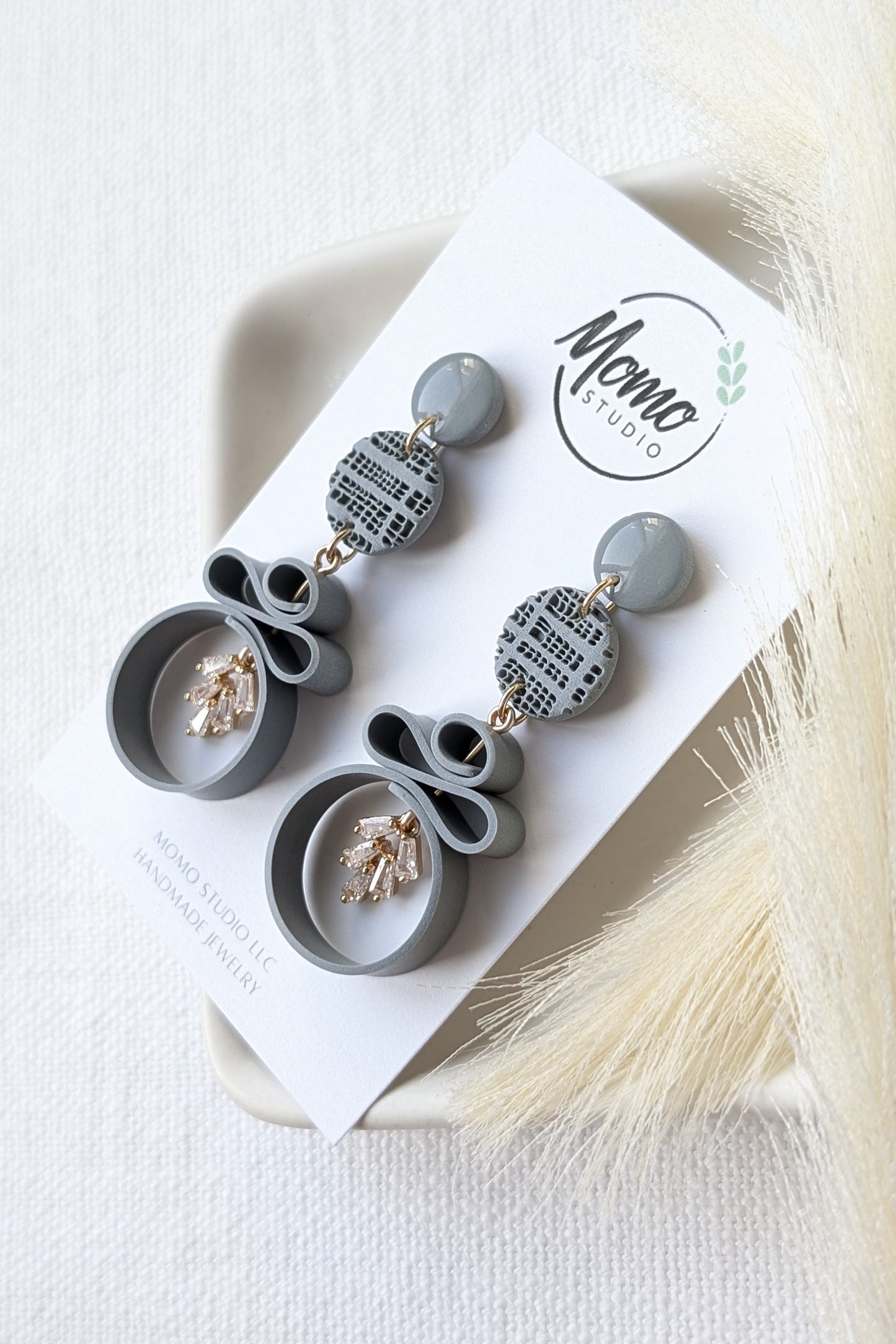 Dangles #1 - Ribbon Collection - Neutral Floral Palette #1