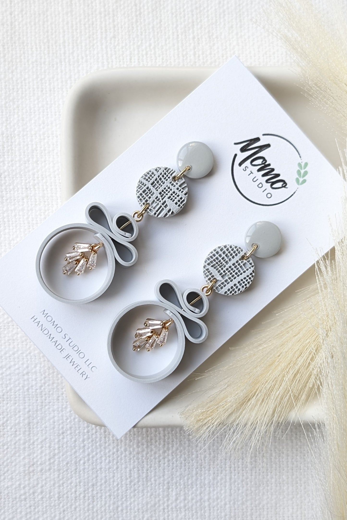 Dangles #2 - Ribbon Collection - Neutral Floral Palette #1