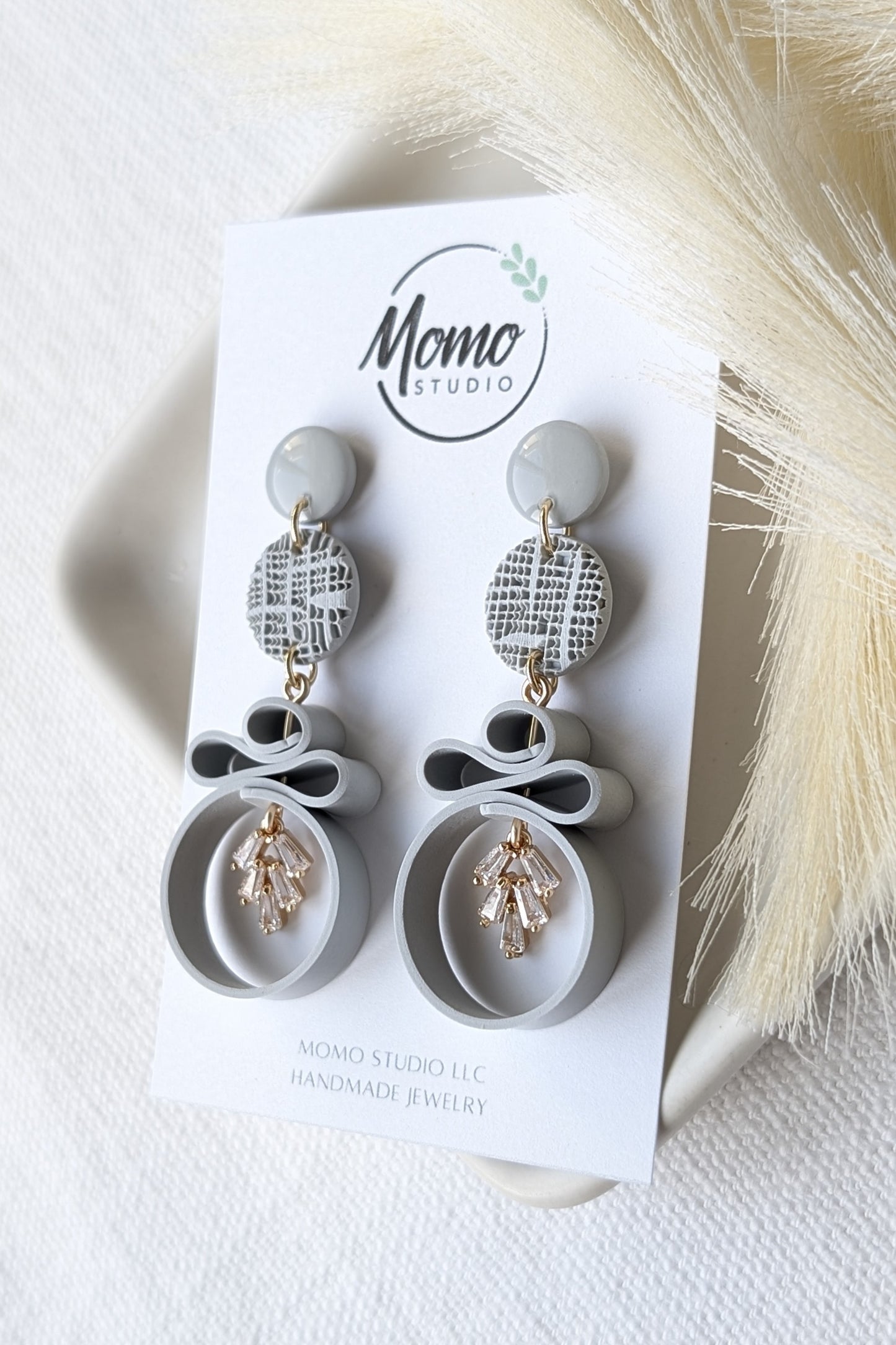 Dangles #2 - Ribbon Collection - Neutral Floral Palette #1