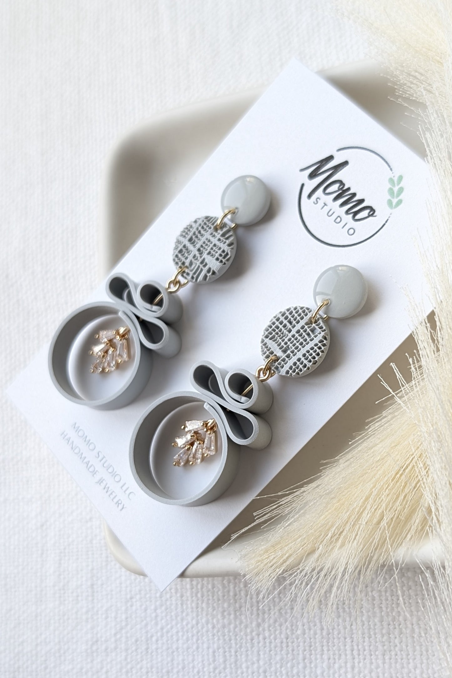 Dangles #2 - Ribbon Collection - Neutral Floral Palette #1