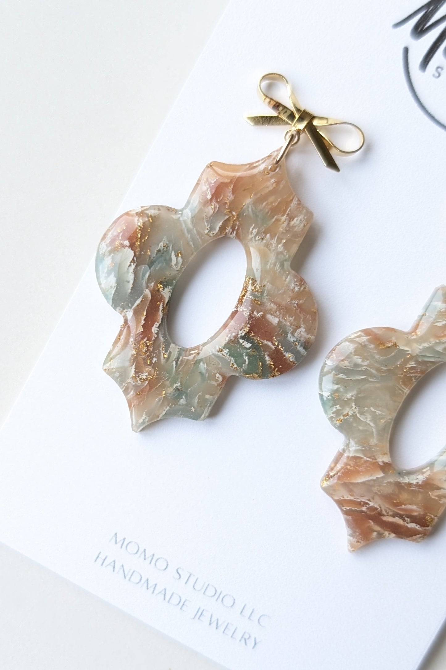 Dangles #2 - Upcycled - Fall Coffee Palette #1