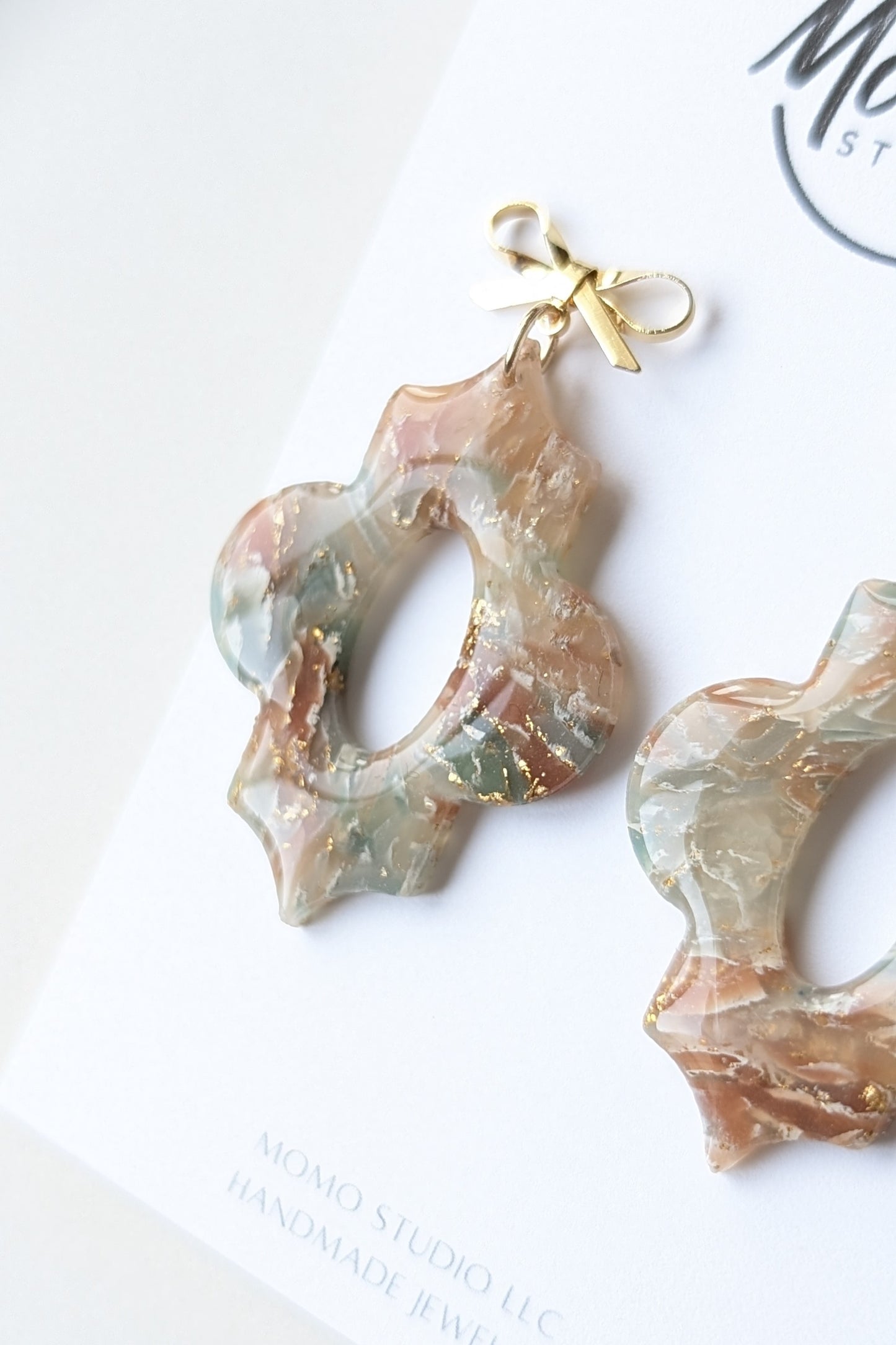 Dangles #2 - Upcycled - Fall Coffee Palette #1