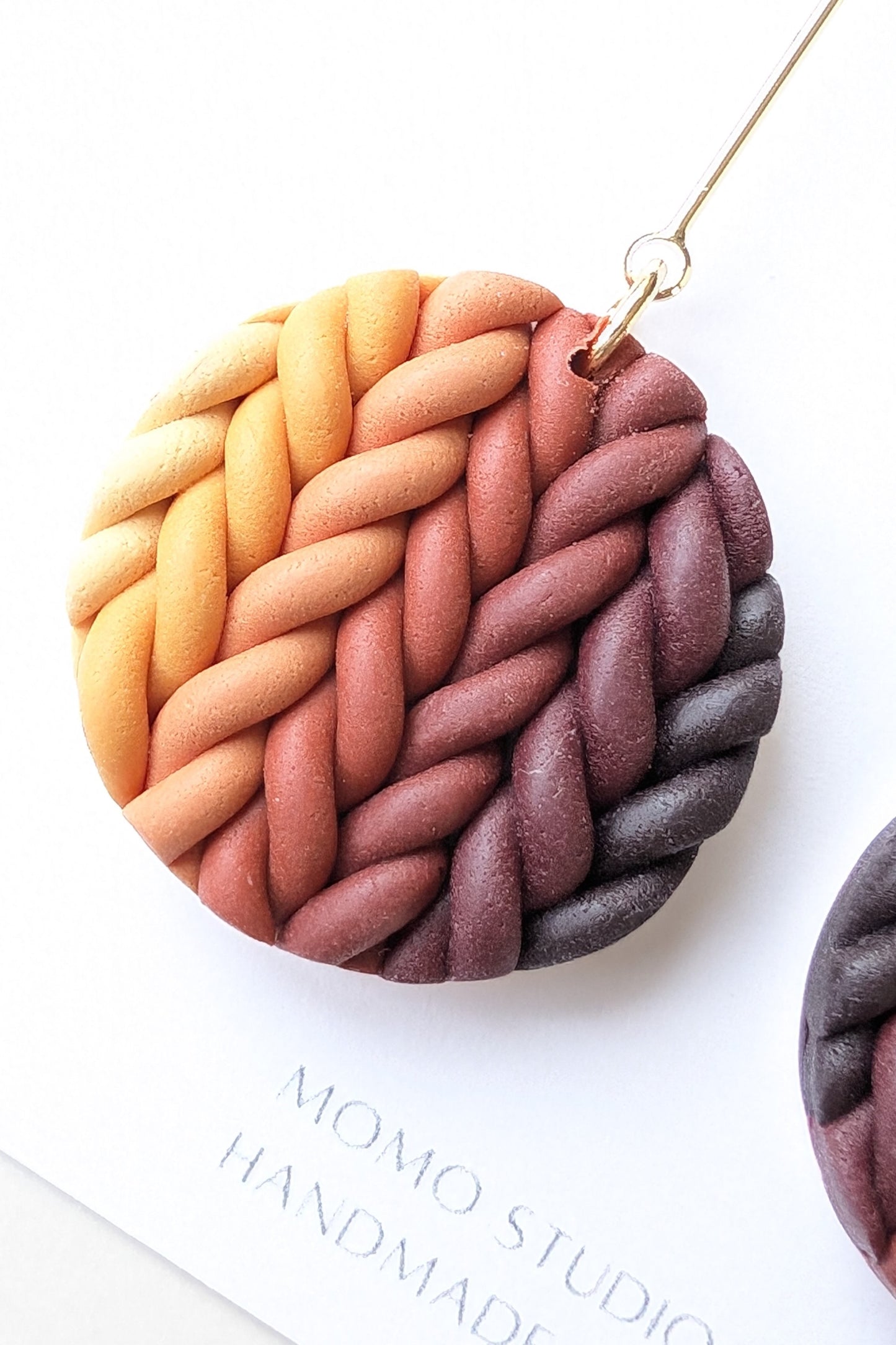 (MADE TO ORDER) Dangles #3 - Extruded Clay - Fall Leaves Palette #1