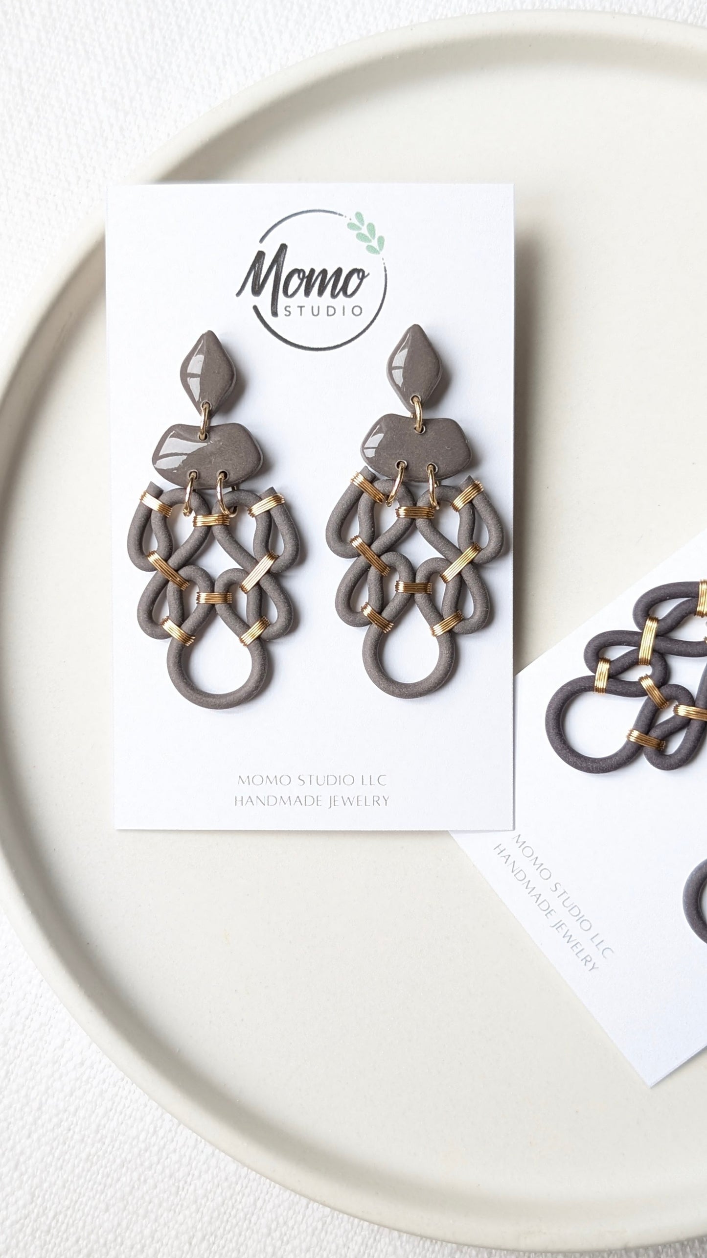 Dangles #3 - Extruded Clay Collection - Colors Of The Year Palette - Cinnamon Slate