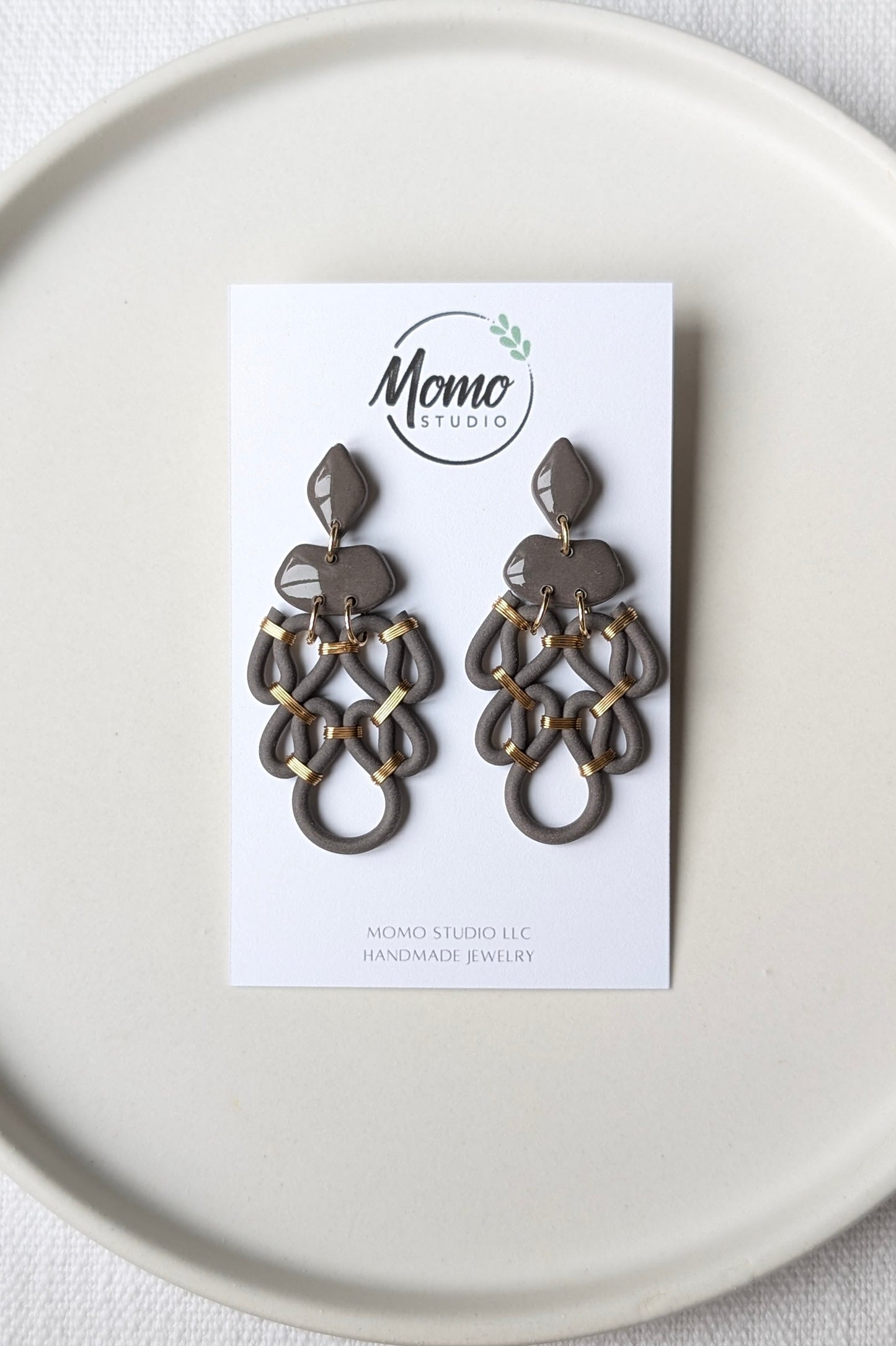 Dangles #3 - Extruded Clay Collection - Colors Of The Year Palette - Cinnamon Slate
