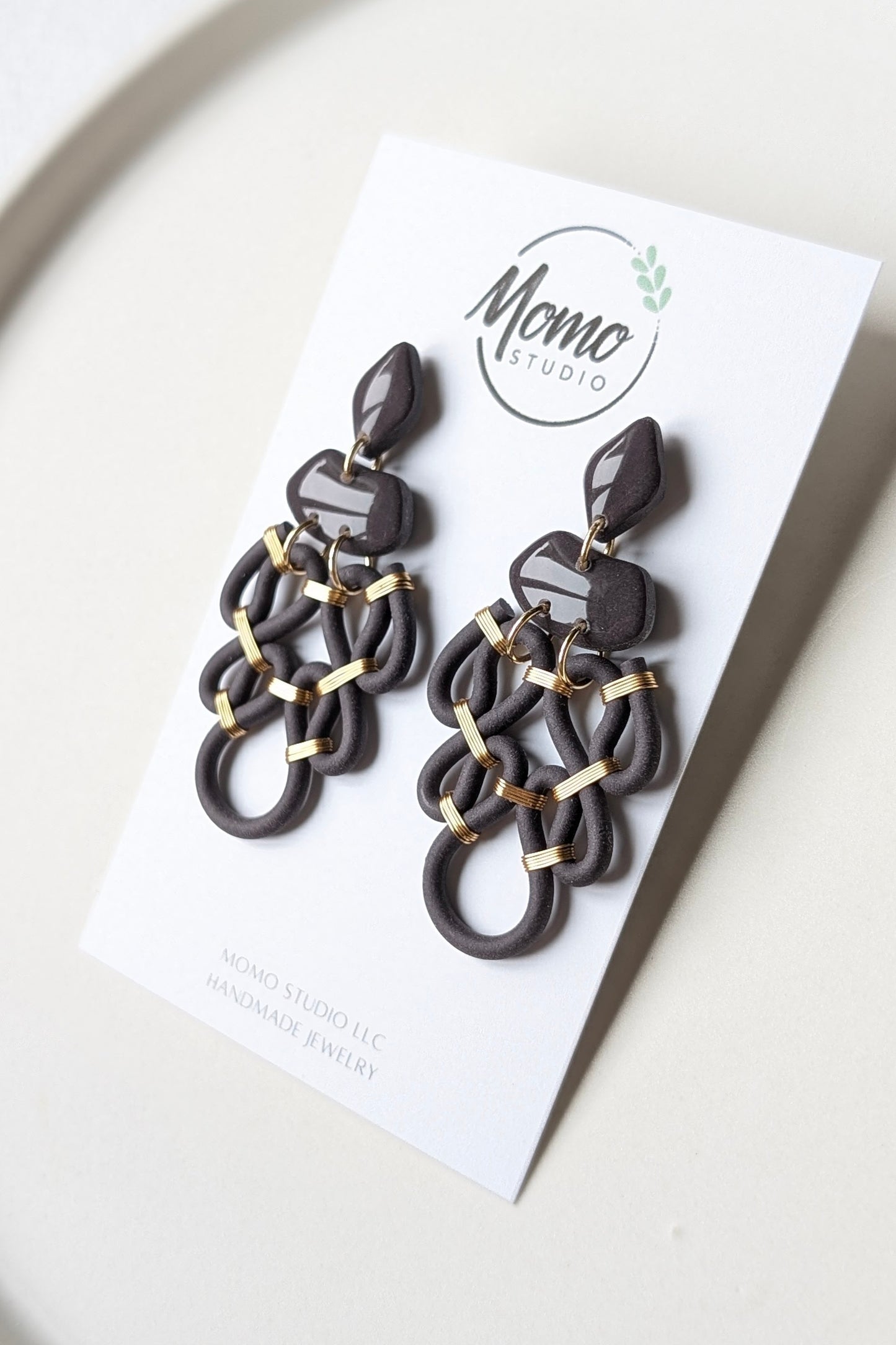 Dangles #4 - Extruded Clay Collection - Colors Of The Year Palette - Purple Basil