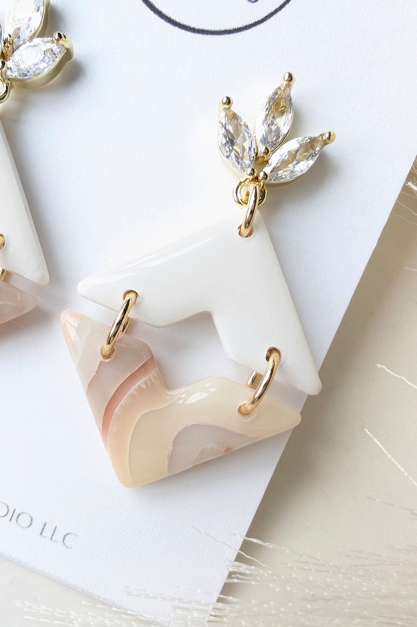 Dangles #13 - Geode Slab - Spring Flowers #1 Palette