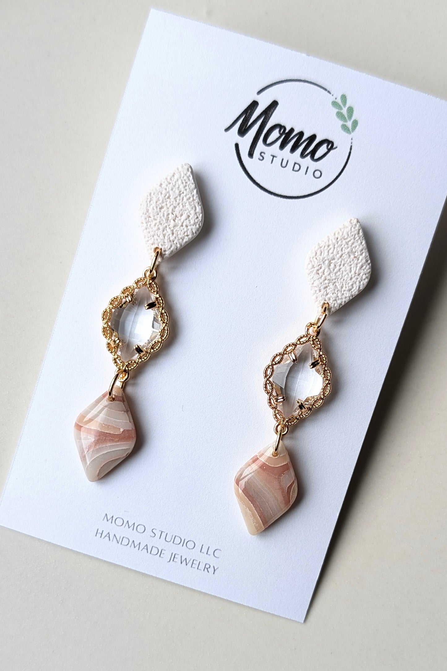 Dangles #16 - Geode Slab - Spring Flowers #1 Palette