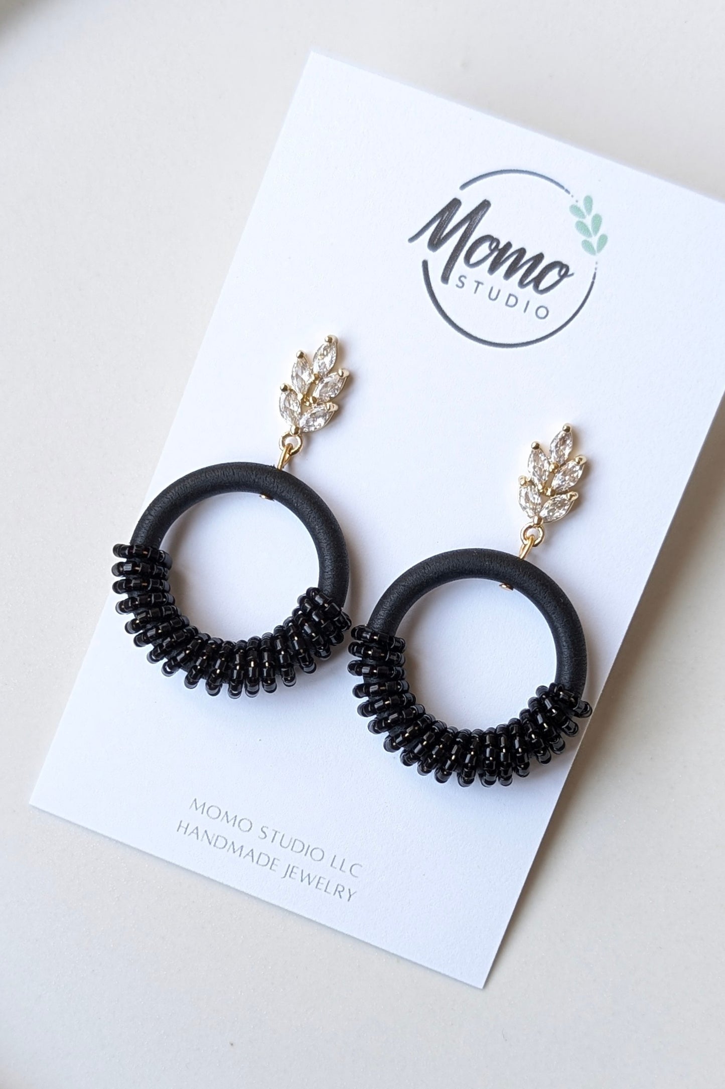 Beaded Hoops Collection - Mixed Palette (SNP1 - Poppy Seed) GLOSSY