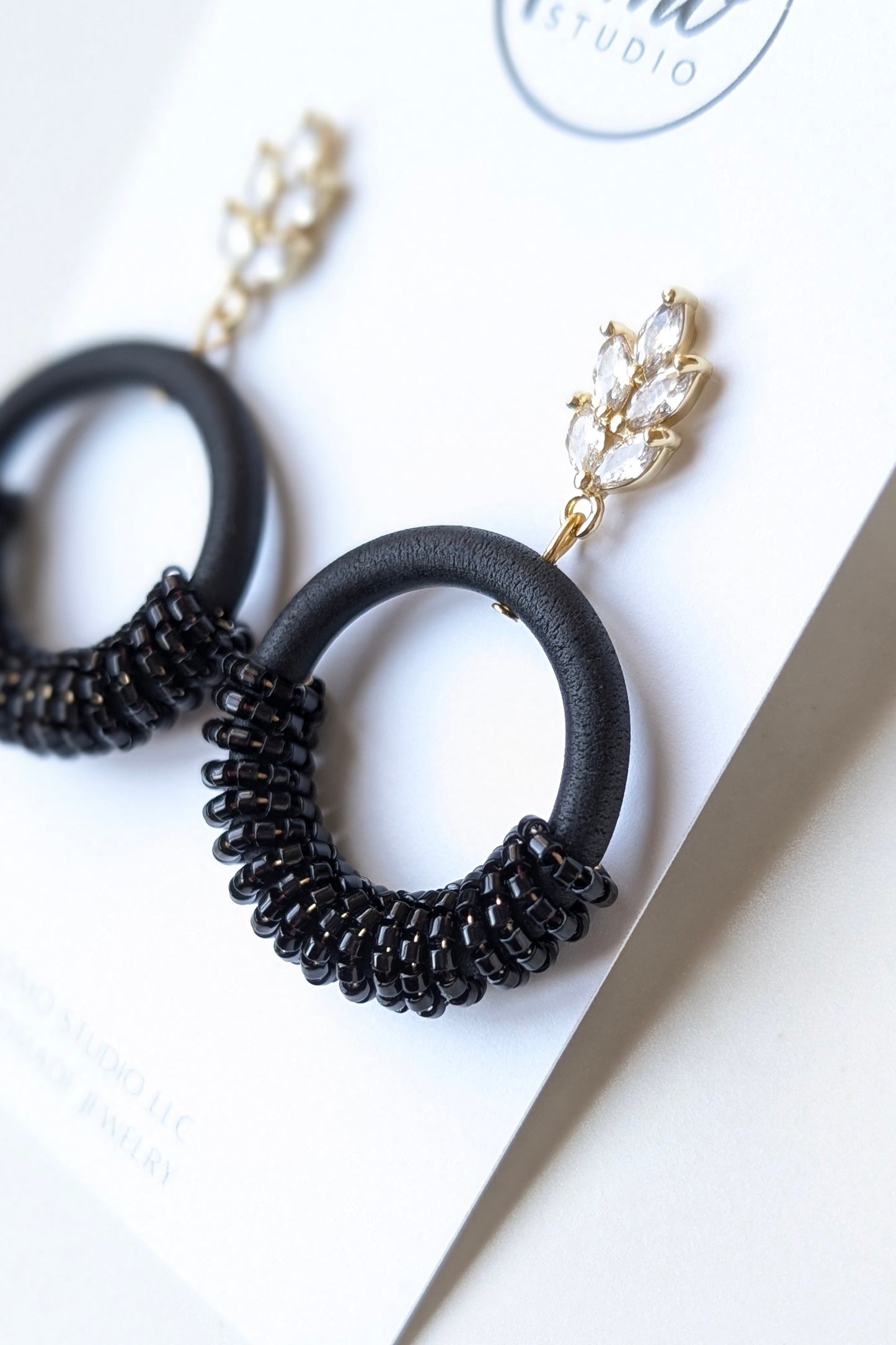 Beaded Hoops Collection - Mixed Palette (SNP1 - Poppy Seed) GLOSSY