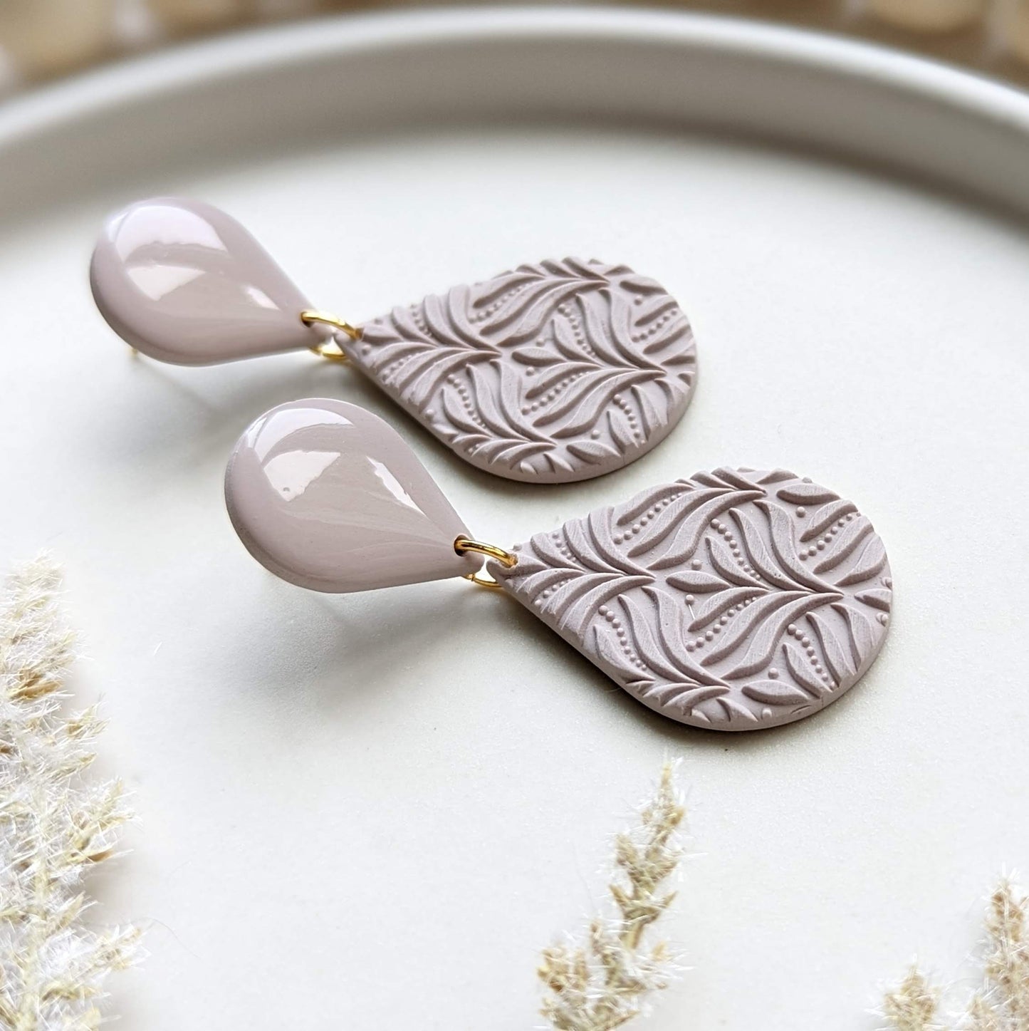Double Textured Teardrop - Pebbles Palette #1