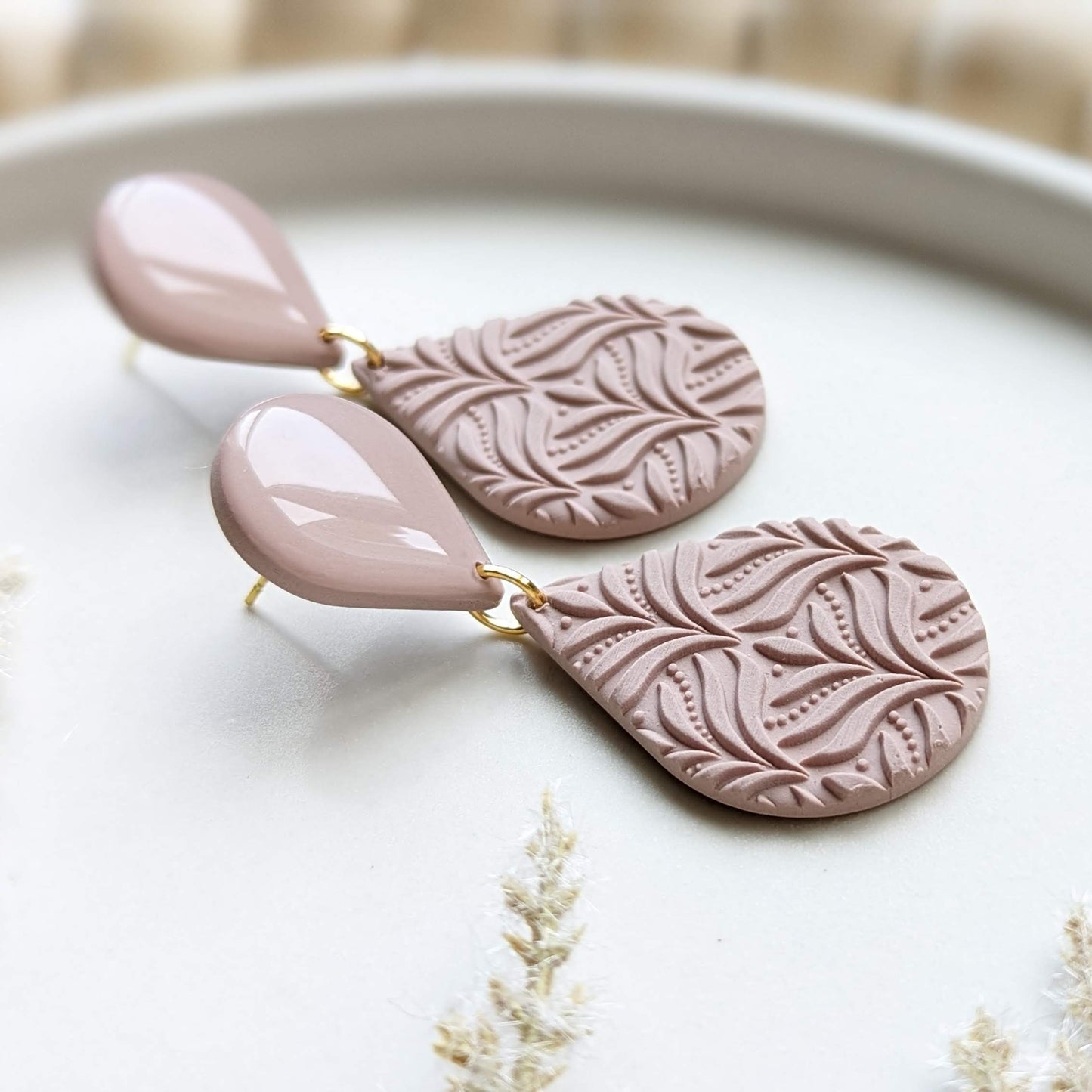 Double Textured Teardrop - Pebbles Palette #1