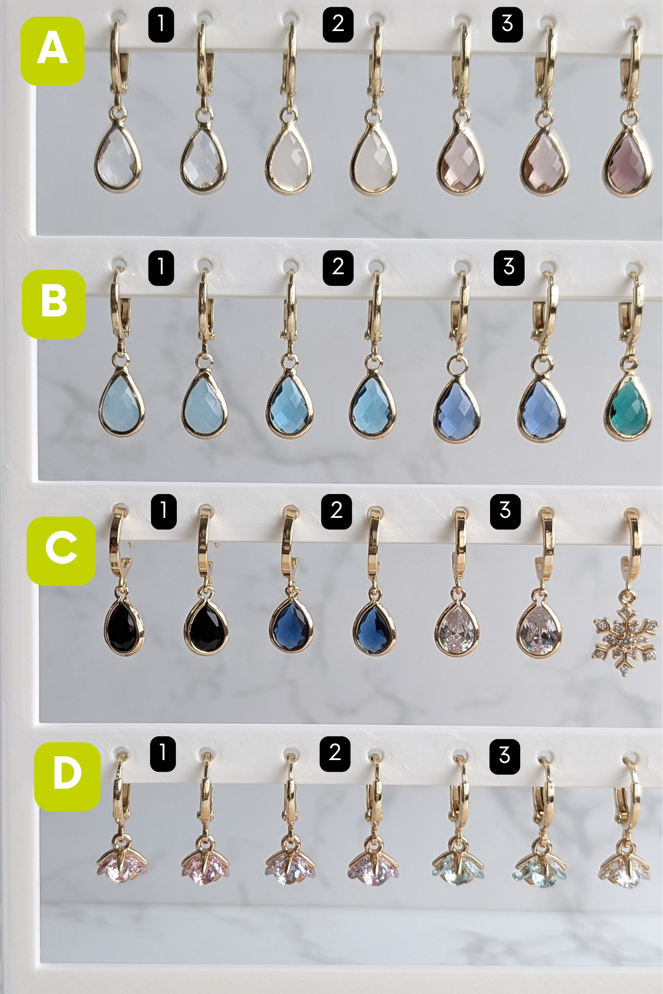 HUGGIES + HOOPS - 24 STYLES