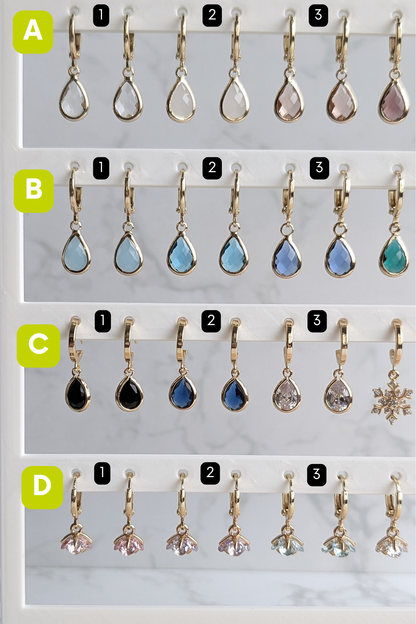 HUGGIES + HOOPS - 24 STYLES