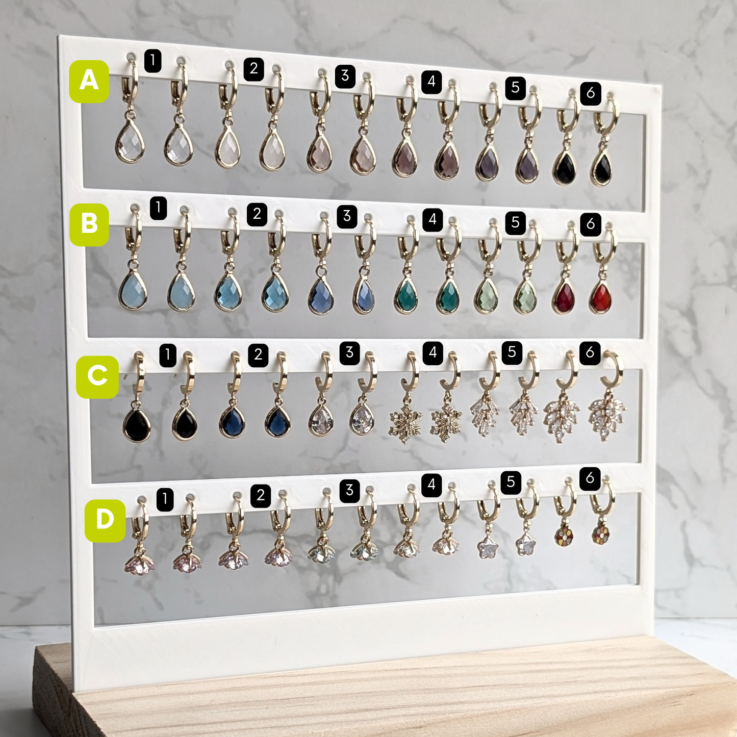 HUGGIES + HOOPS - 24 STYLES