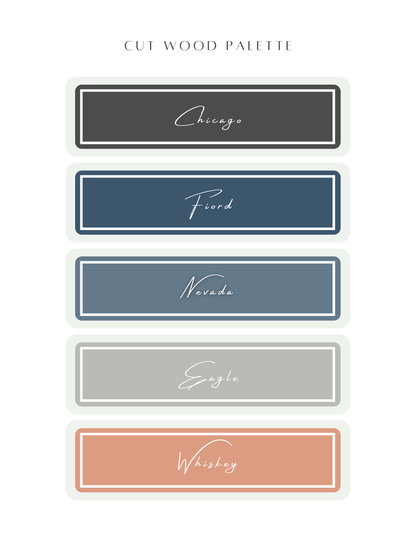 Color Recipe - Cut Wood Palette - NOT INCLUDED IN BUNDLE