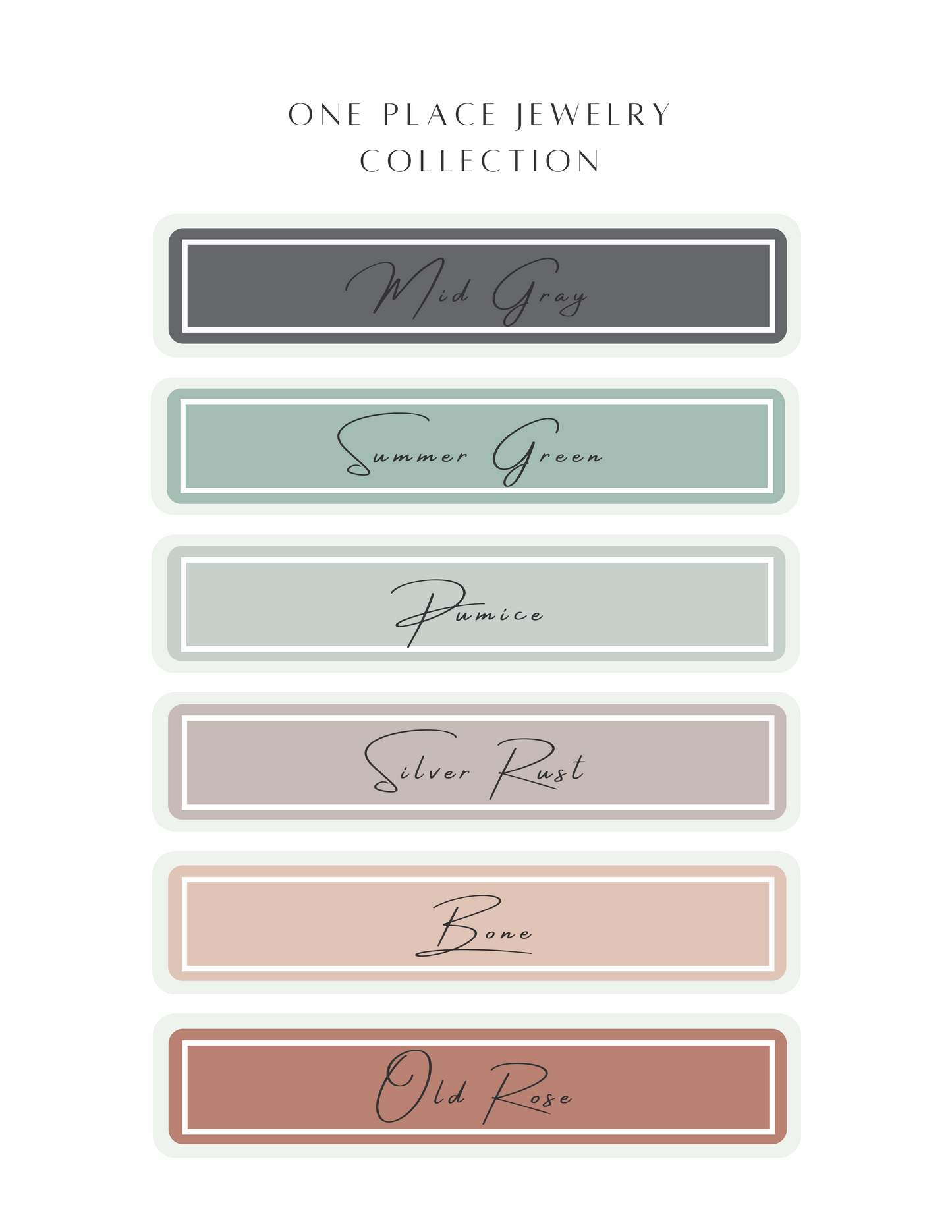 Color Recipe - OPJ Collection