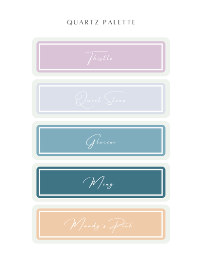 Color Recipe - Quartz Palette - NOT INCLUDED IN BUNDLE