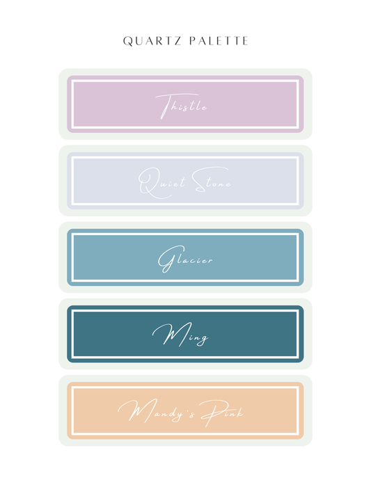 Color Recipe - Quartz Palette - NOT INCLUDED IN BUNDLE