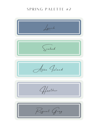 Color Recipe - Spring Palette #2