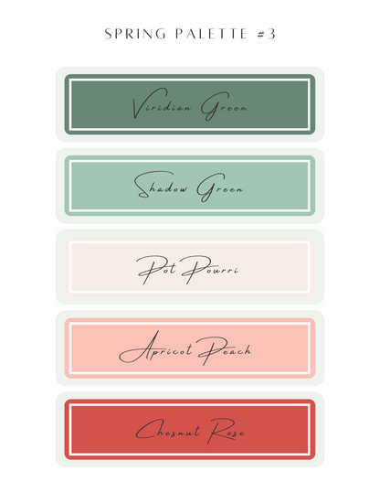 Color Recipe - Spring Palette #3