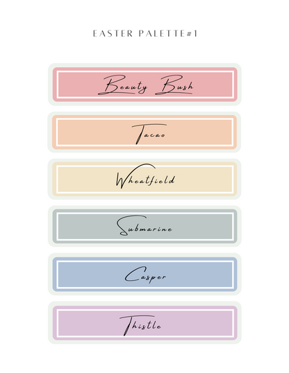 Color Recipe - Easter Palette #1 - NOT INCLUDED IN BUNDLE