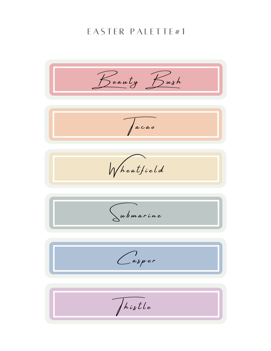 Color Recipe - Easter Palette #1 - NOT INCLUDED IN BUNDLE