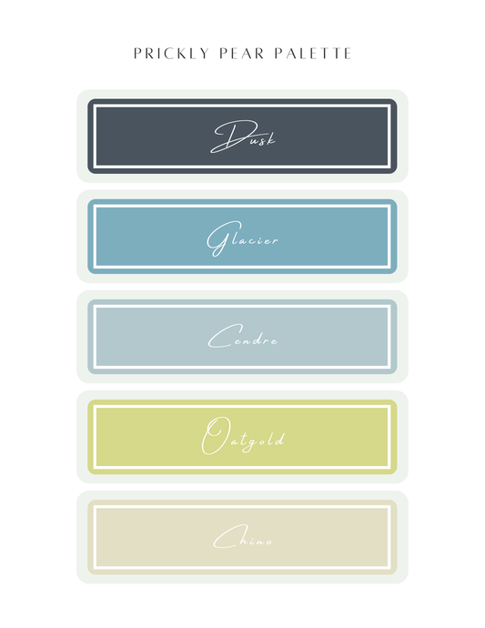 Color Recipe - Prickly Pear Palette #1 - NOT INCLUDED IN BUNDLE