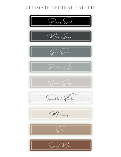 Color Recipe - Ultimate Neutral Palette