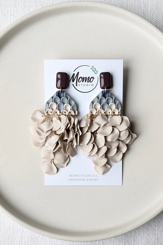 Special Edition Dangles #1 - Pushed Clay Slab #10 - Ink Palette #1