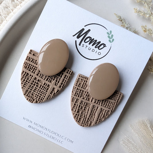 Statement Stud - Strong Neutrals Palette - Silk