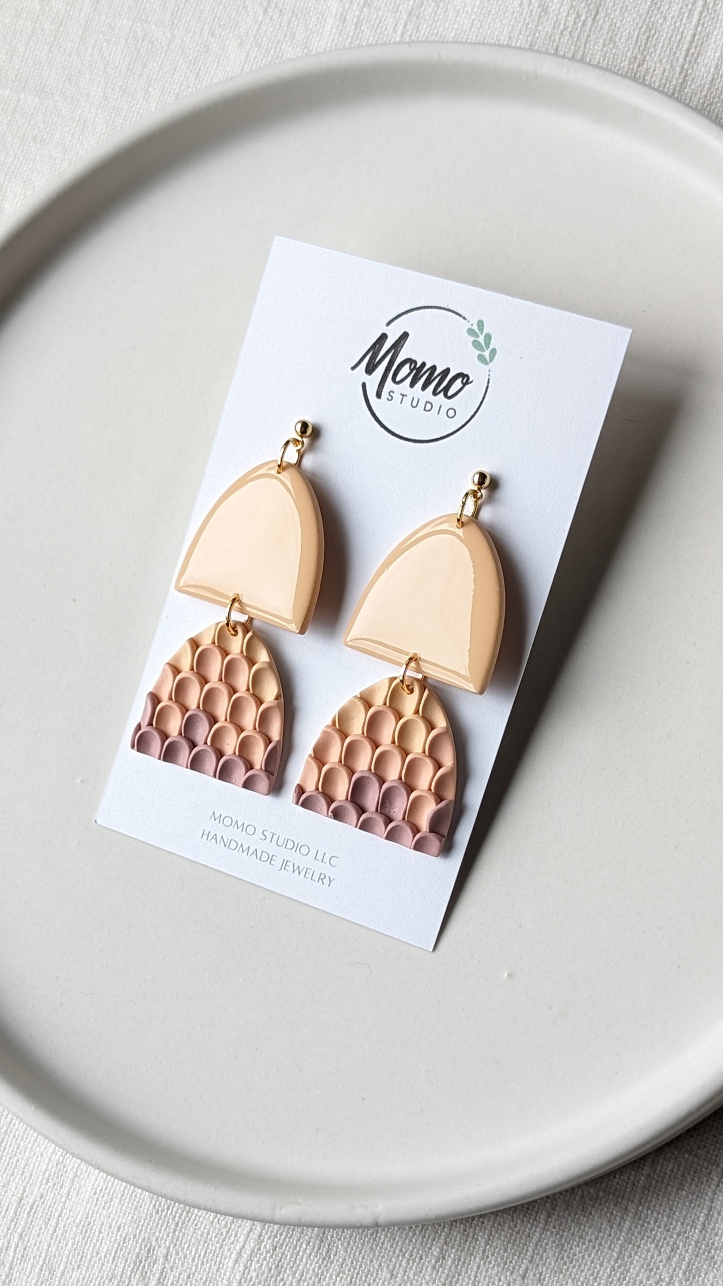 Dangles #3 - Pushed Clay Slab #3 - Spring Palette #1