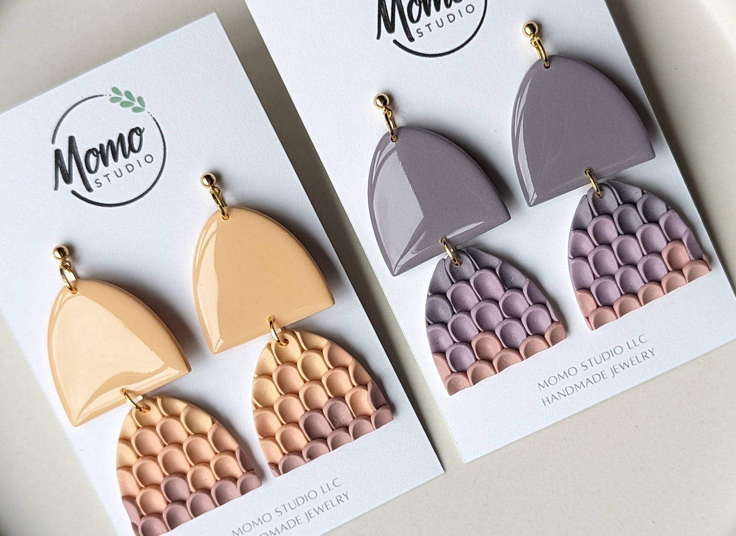 Dangles #3 - Pushed Clay Slab #3 - Spring Palette #1