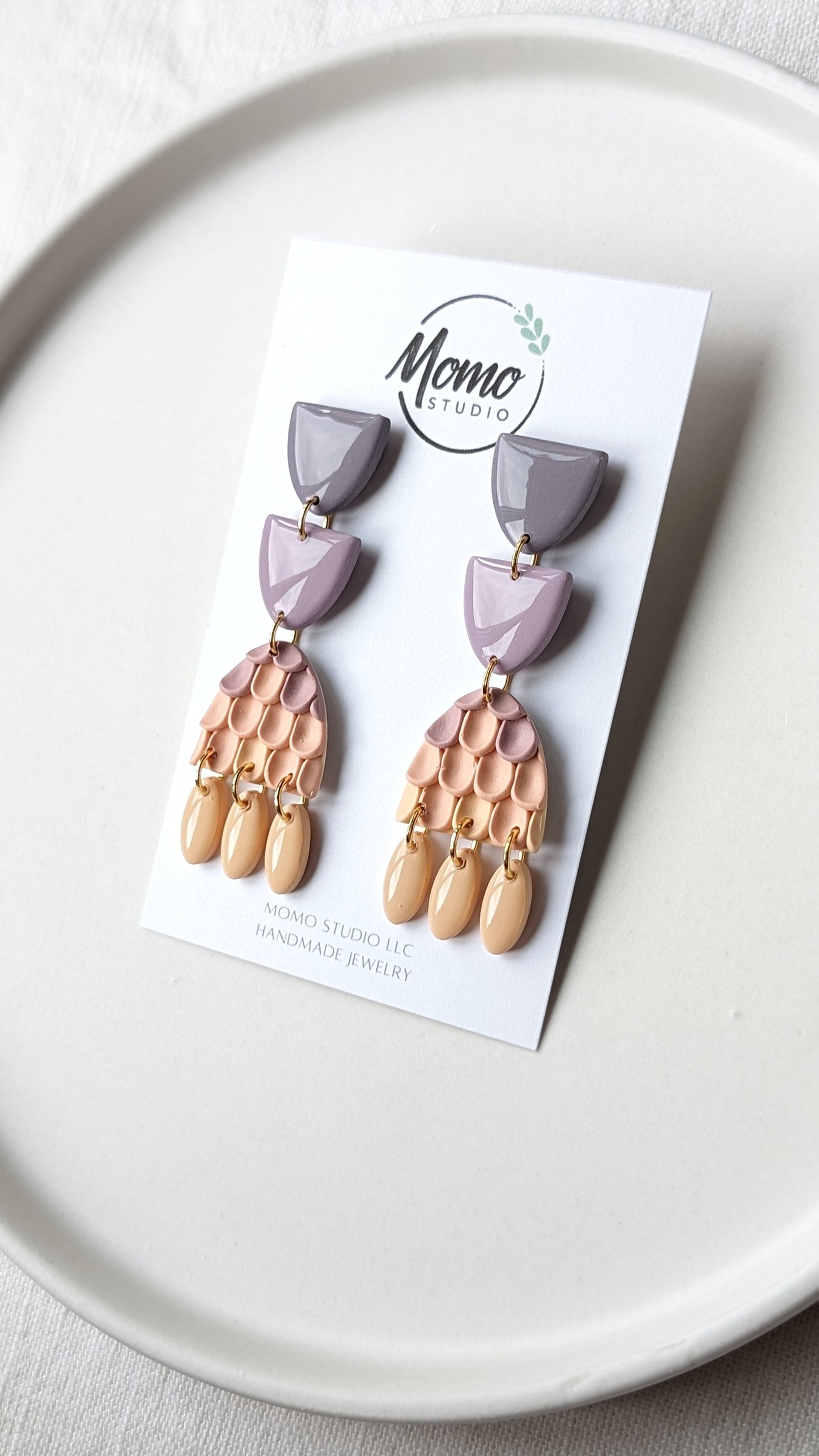 Dangles #8 - Pushed Clay Slab #3 - Spring Palette #1