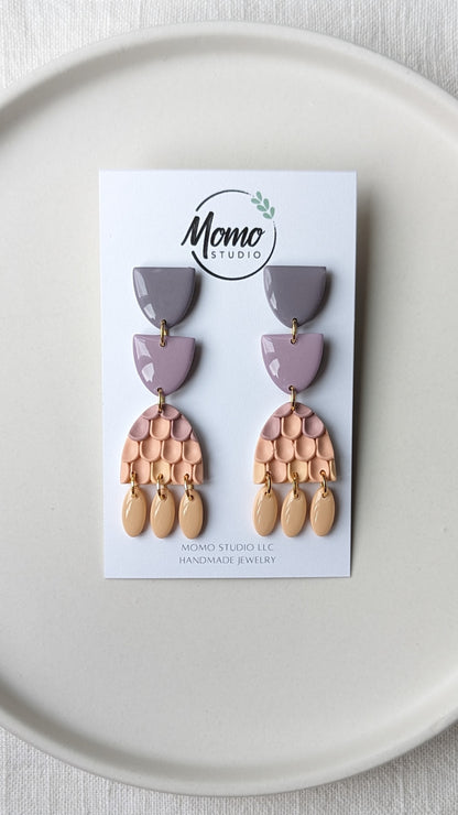 Dangles #8 - Pushed Clay Slab #3 - Spring Palette #1