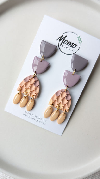 Dangles #8 - Pushed Clay Slab #3 - Spring Palette #1