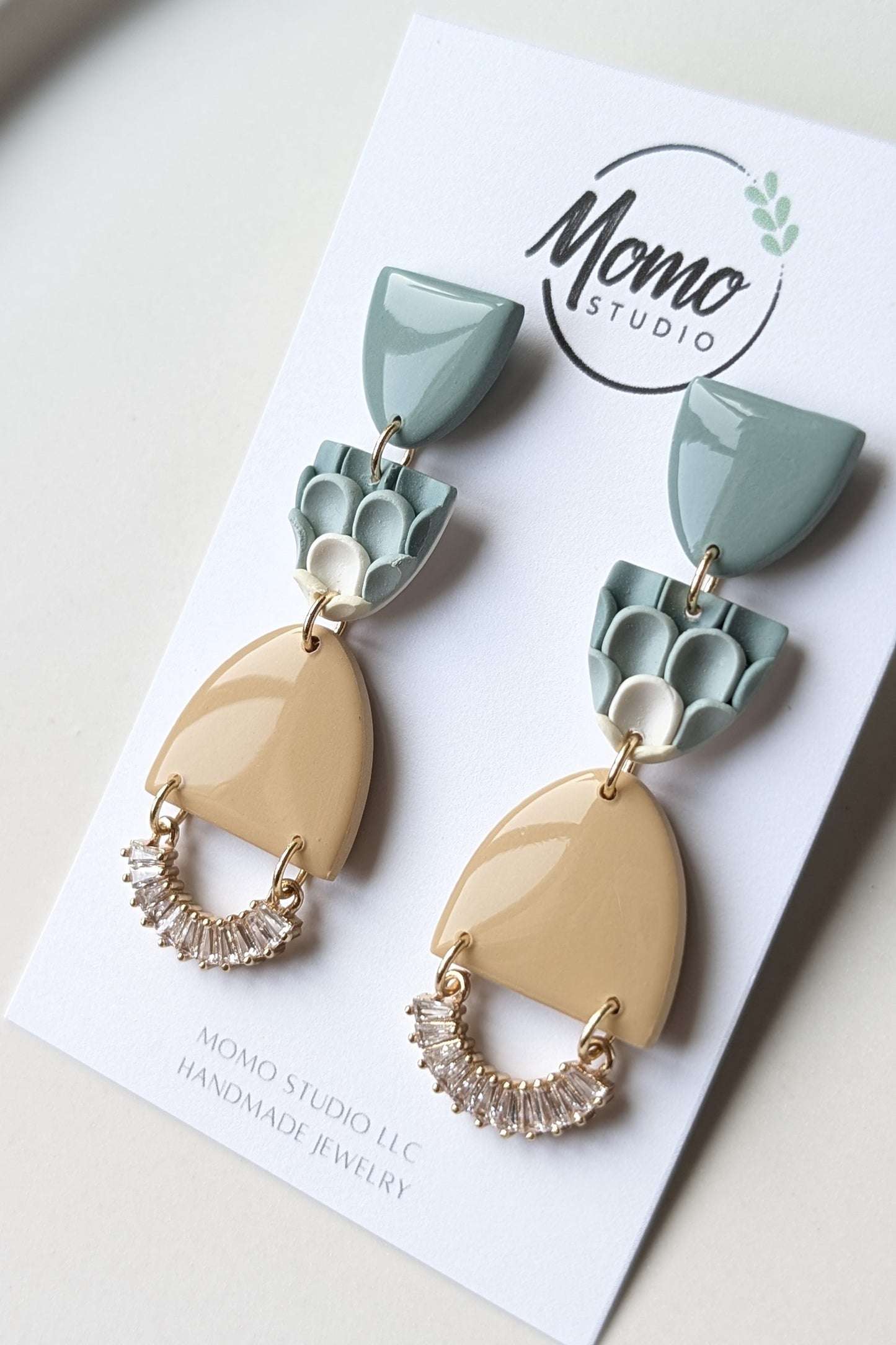 Dangles #11 - Pushed Clay Slab #8 - Needle & Thread (extended) Palette #1