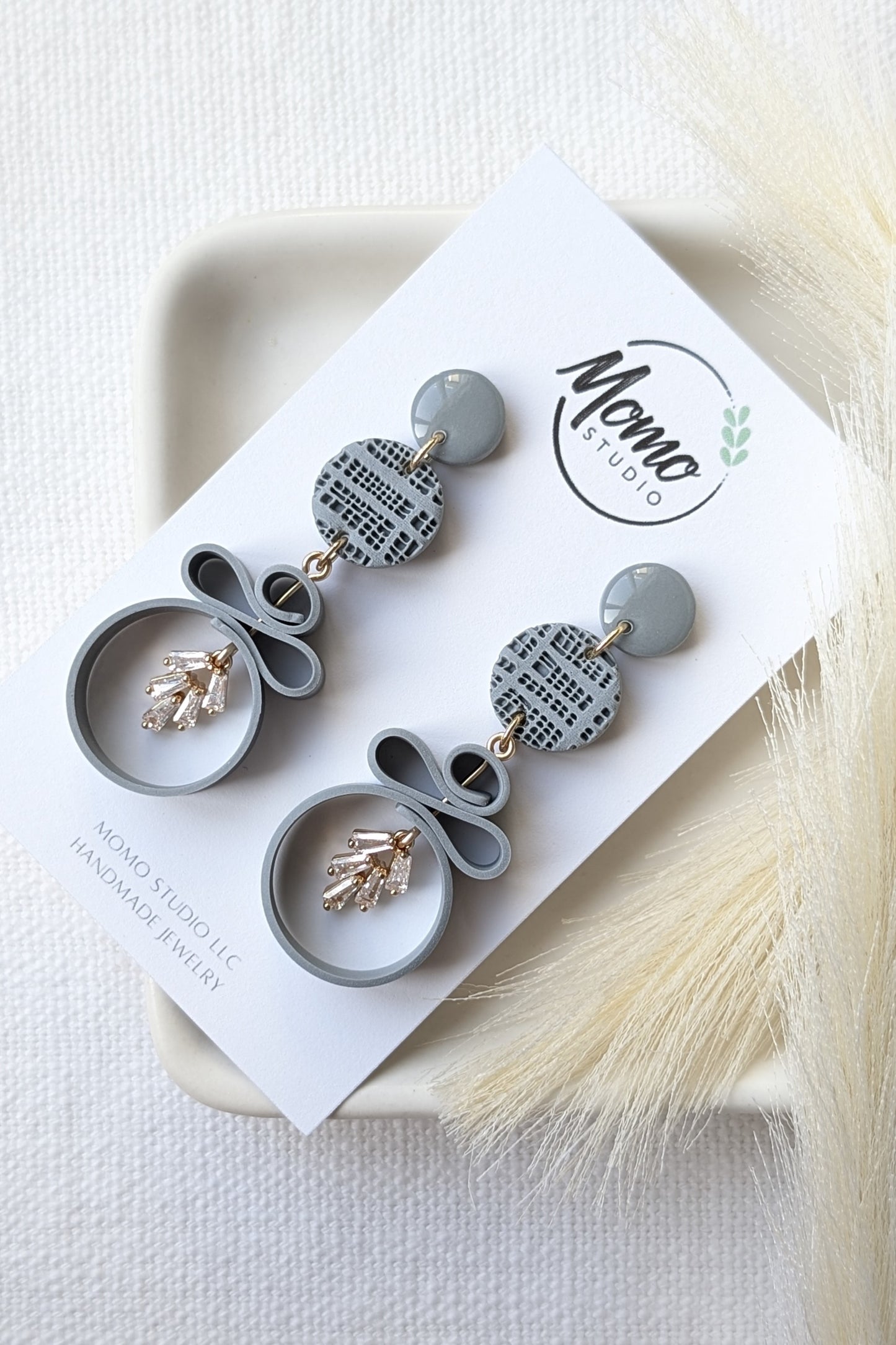 Dangles #1 - Ribbon Collection - Neutral Floral Palette #1