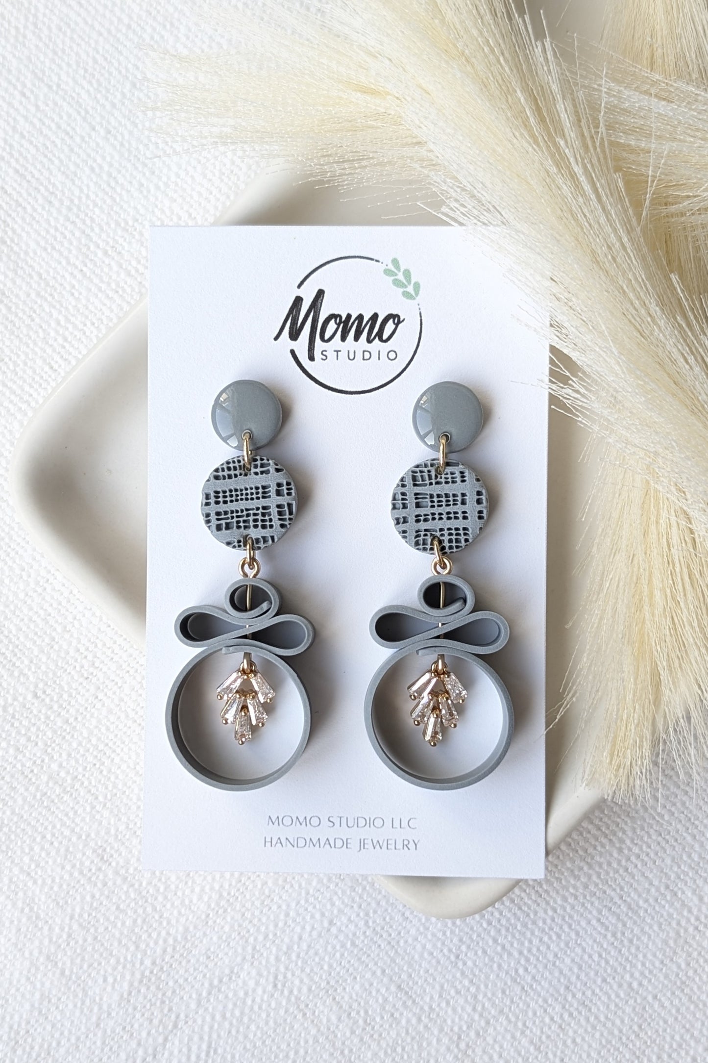 Dangles #1 - Ribbon Collection - Neutral Floral Palette #1