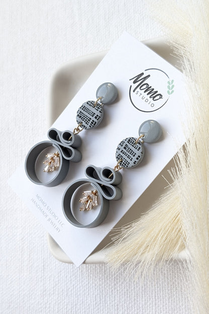 Dangles #1 - Ribbon Collection - Neutral Floral Palette #1