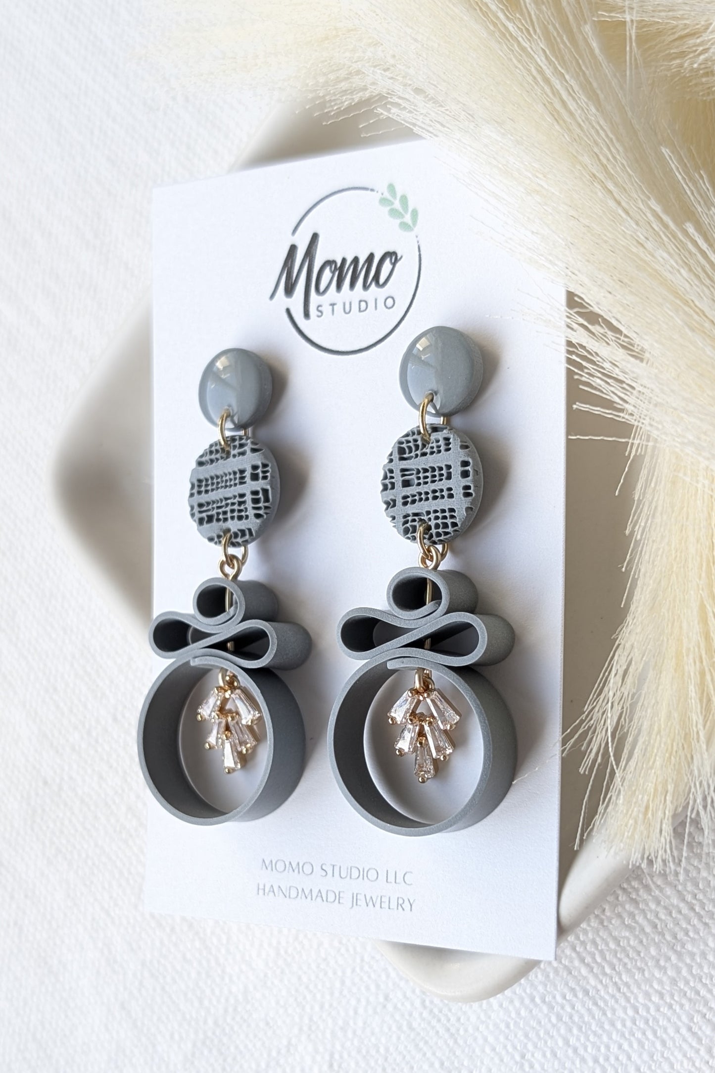 Dangles #1 - Ribbon Collection - Neutral Floral Palette #1