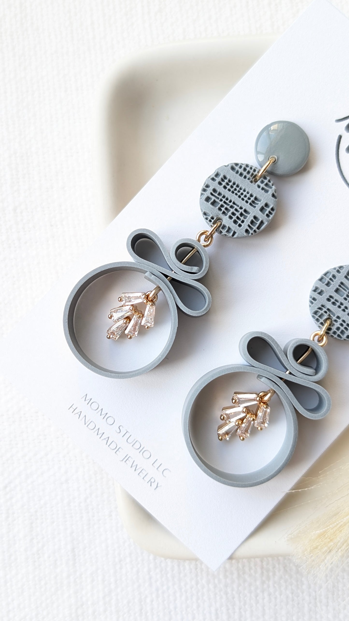 Dangles #1 - Ribbon Collection - Neutral Floral Palette #1