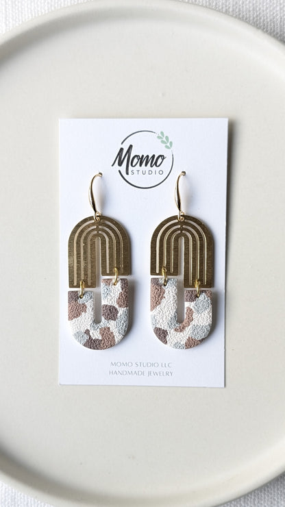 DANGLES - Neutral Floral Palette #1 - Stone Texture