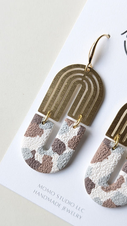DANGLES - Neutral Floral Palette #1 - Stone Texture