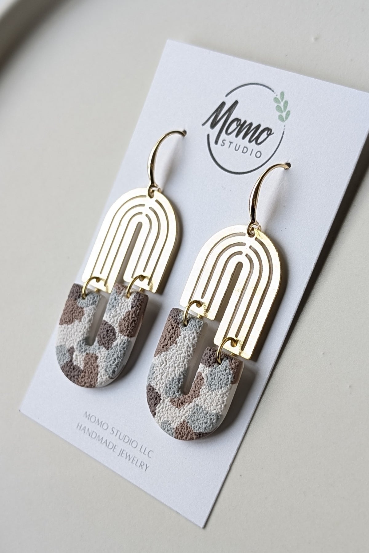 DANGLES - Neutral Floral Palette #1 - Stone Texture