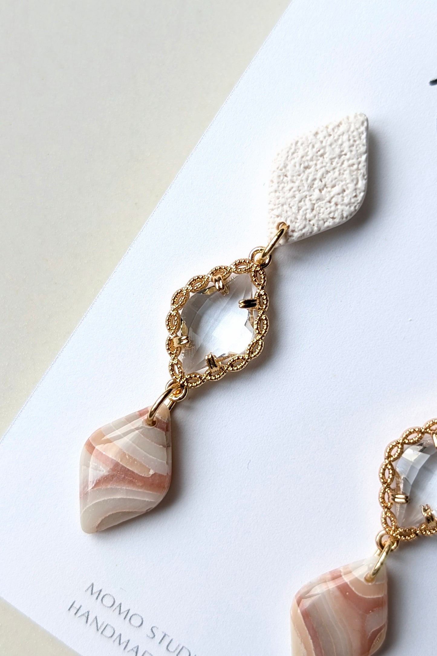Dangles #16 - Geode Slab - Spring Flowers #1 Palette
